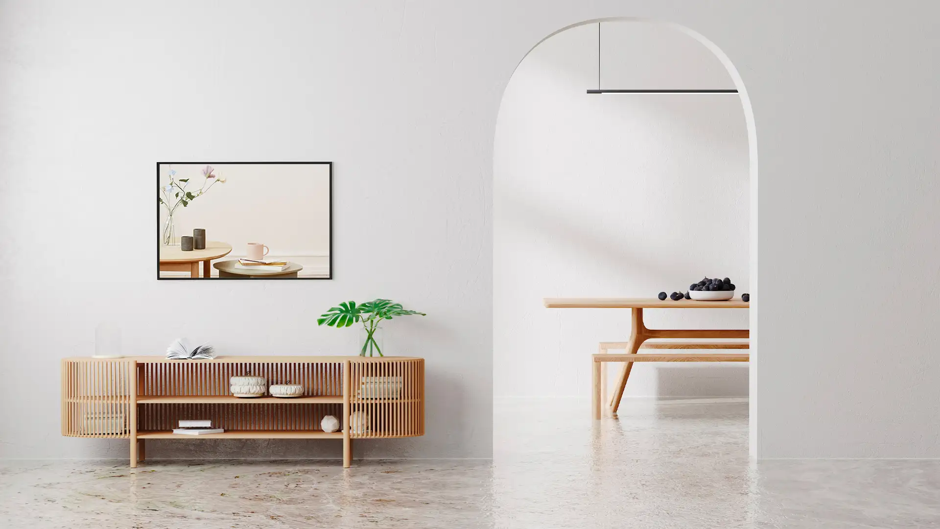 Clean organized space